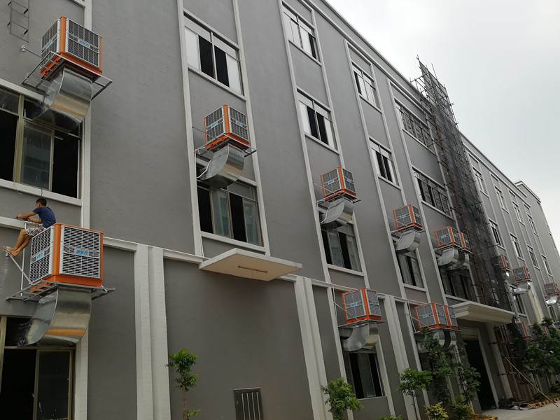 廣州五金廠沖壓車間環(huán)?？照{(diào)安裝案例